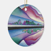 Georgia_O'Keeffe - Lake George Reflection Keramisch Ornament (Links)