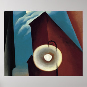 Georgia O'Keeffe noemt new york maan Poster