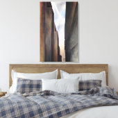 Georgia O'Keeffe - Straat van New York II Canvas Afdruk (Insitu (Slaapkamer))