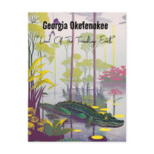 Georgia Okefenokee Land van de Trembling Earth