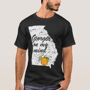 Georgia On My Mind T-shirt van de staat Atlanta Pe