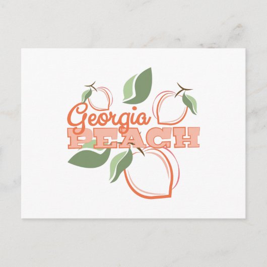 Georgia Peach Briefkaart (Voorkant)