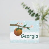 Georgia Peach Briefkaart (Staand voorkant)