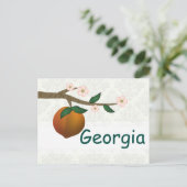 Georgia Peach Briefkaart (Staand voorkant)