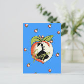 Georgia Peach Briefkaart (Staand voorkant)
