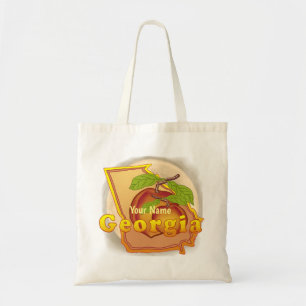 Georgia Peach canvas tas
