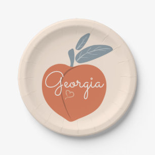 Georgia Peach Papieren Bordje