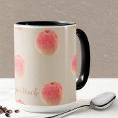 Georgia Peach Pattern Mug Mok