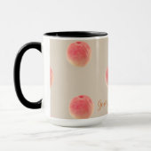 Georgia Peach Pattern Mug Mok (Links)
