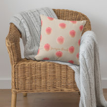 Georgia Peach Pattern Worpdekussen – Zuidelijk Thu