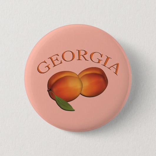 Georgia Peach Ronde Button 5,7 Cm (Voorkant)