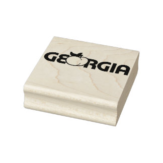 Georgia Peach Rubberstempel