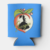  Georgia Peach Silhouette Southern Bell Blikjeskoeler (Voorkant)