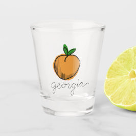 Georgia Peach souvenir shot glas