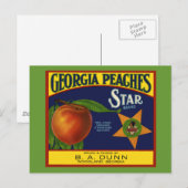 Georgia Peaches Briefkaart (Voorkant / Achterkant)