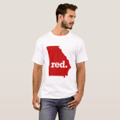 GEORGIA RED STATE T-SHIRT (Voorkant volledig)