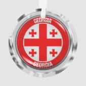 Georgia Round Emblem Ornament (achterkant)