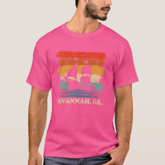Georgia Savannah Sailing zeilboot varen T-shirt