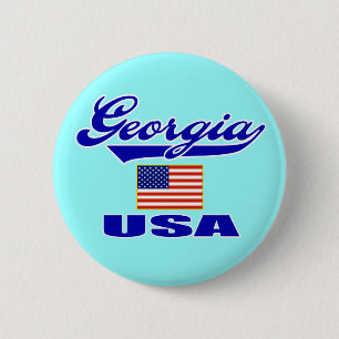 Georgia Script Pin Ronde Button 5,7 Cm