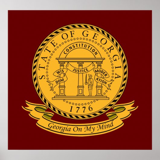 Georgia Seal Poster (Voorkant)