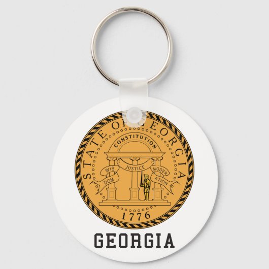 Georgia Seal Sleutelhanger (Voorkant)
