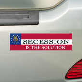 Georgia Secsion Bumpersticker (Op auto)