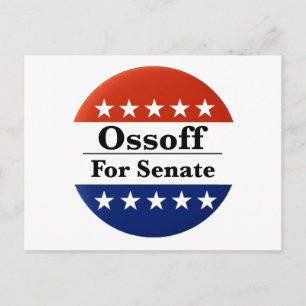 Georgia-senator Jon Ossoff herkozen in 2026 Briefkaart