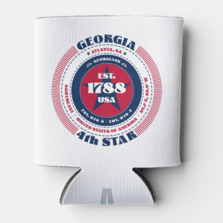 Georgia Staats trots gepersonaliseerde monogram Blikjeskoeler