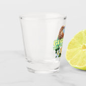 Georgia State Bird & Flower Shot Glas (Links)