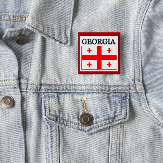 Georgia State Flag Design Button (In situ)