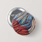 Georgia State Flag Schilderen Button (Voorkant /achterkant)