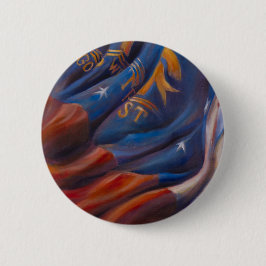 Georgia State Flag Schilderen Button