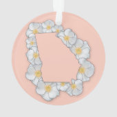 Georgia State Flower Ornament (achterkant)