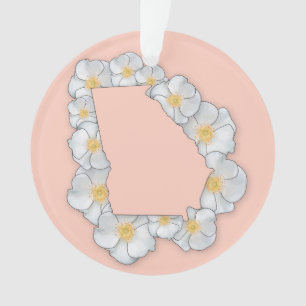 Georgia State Flower Ornament