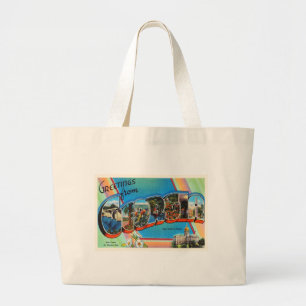 Georgia State GA Old Vintage Travel Souvenir Grote Tote Bag
