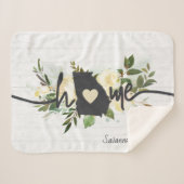 Georgia State heeft uw rustieke thuisstad geperson Sherpa Deken (Voorkant (horizontaal))