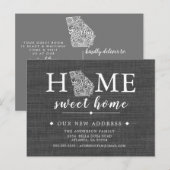 GEORGIA State Moving Aankondiging Post Kaart (Voorkant / Achterkant)