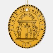 Georgia* State Seal Ornament (Links)