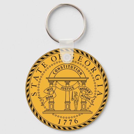 Georgia State Seal Sleutelhanger (Voorkant)