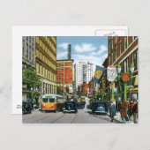  Georgia Street Scene Briefkaart (Voorkant / Achterkant)