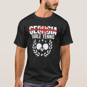 Georgia Table Tennis Georgian Ping Pong Support T-shirt