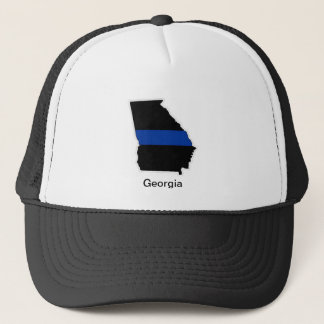 Georgia Thin Blue Line Trucker Hat Trucker Pet