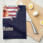 Georgia United States Retro State Map  VS Theedoek (Quarter Fold)