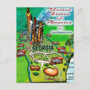 Georgia USA Card Briefkaart