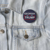 Georgia voor Trump Ronde Button 5,7 Cm (In situ)