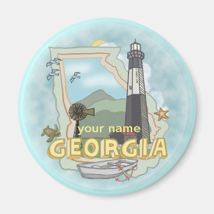 Georgia Vuurtoren magneet
