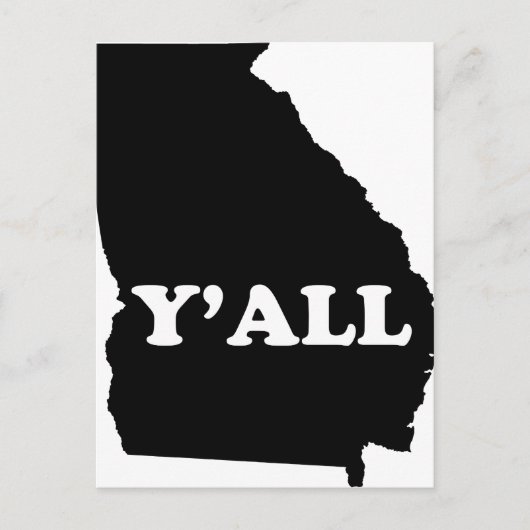 Georgia Yall Briefkaart (Voorkant)