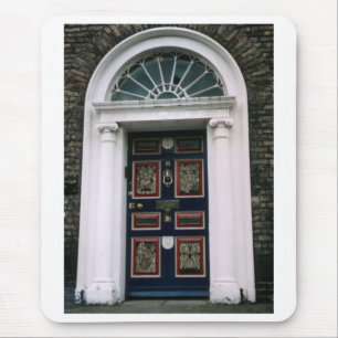 Georgian Dublin door Merrion Sq. Dublin Ierland Muismat