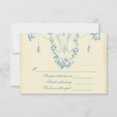 Georgiana (Cream) Wedding RSVP (Achterkant)