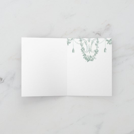 Georgiana (Crème) Trouw Dank je Bedankkaart (Binnen)